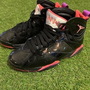 Size 7 - Air Jordan 7 Retro Black Gloss W